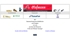 Desktop Screenshot of baumaschinenverschleissteile.de